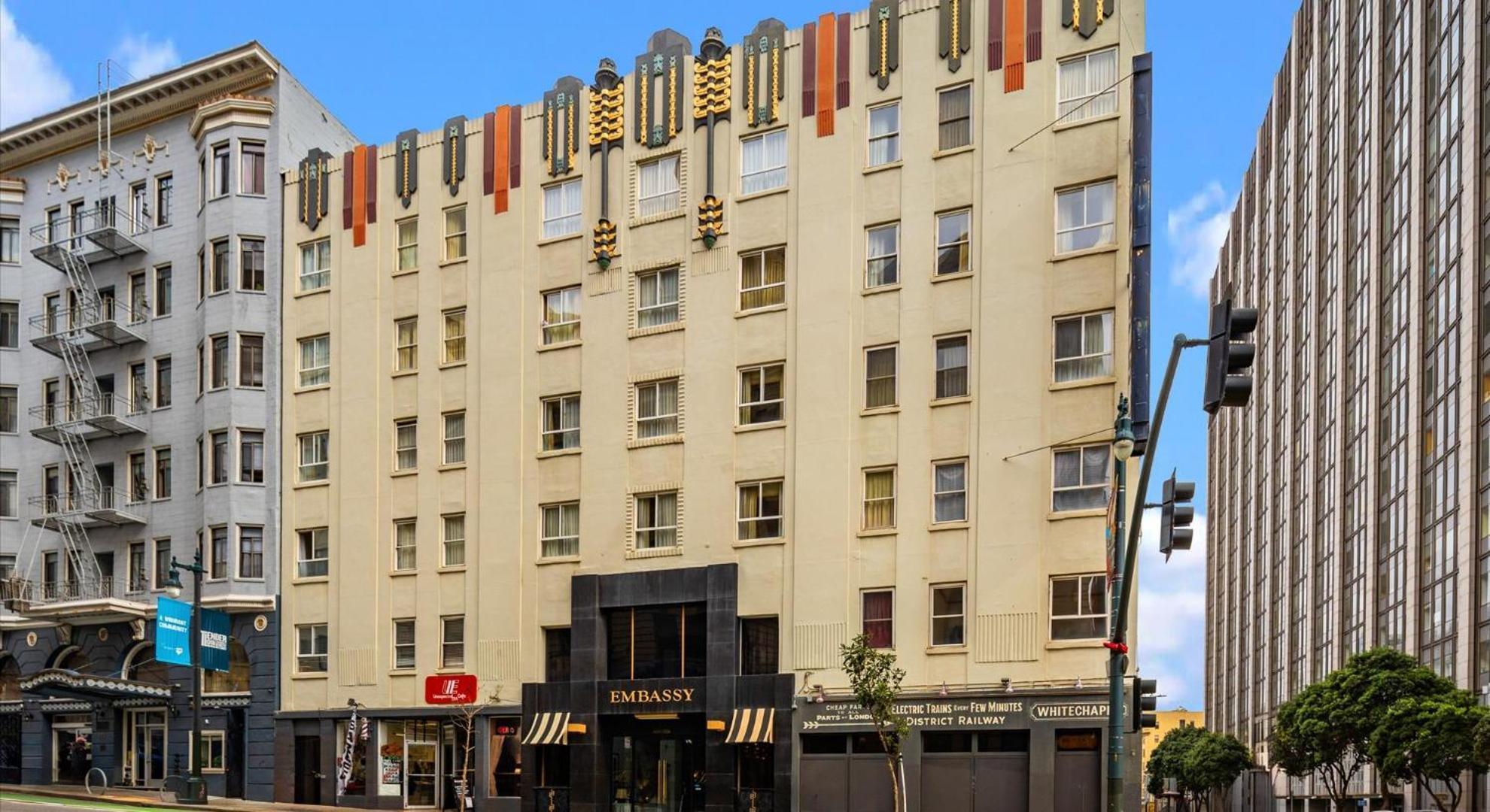 Embassy Hotel Сан Франциско Екстериор снимка